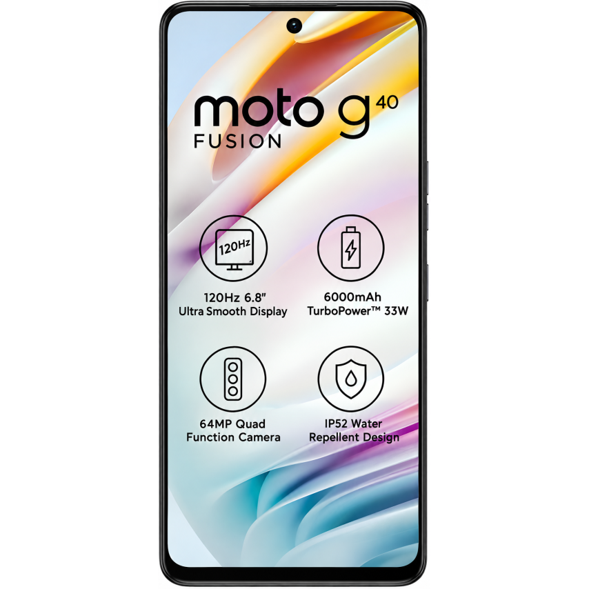 MOTOROLA G40 Fusion (Dynamic Gray, 64 GB) (4 GB RAM) refurbished