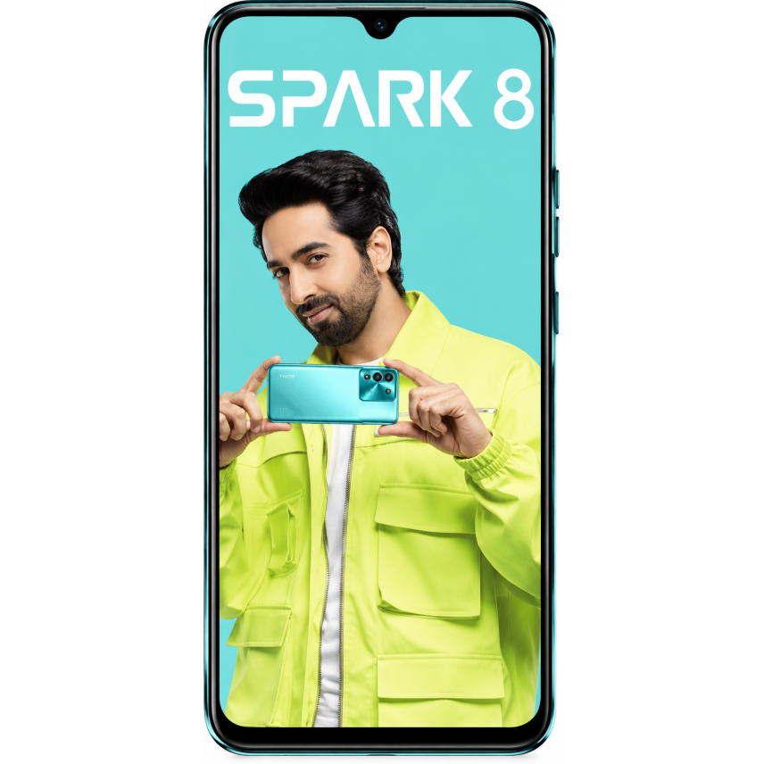 Tecno Spark 8 (Turquoise Cyan 2 GB RAM 64 GB Storage refurbished
