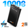 Callmate 10000 mAh 15 W Power Bank   (Black, Lithium Polymer, Fast Charging for Mobile)