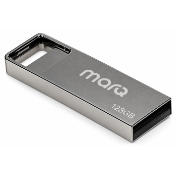 MarQ by Flipkart MQPD_128_U20 128 GB Pen Drive Compatible with Desktop Computer, Laptop, Television USB 2.0 Metal Case (Silver)