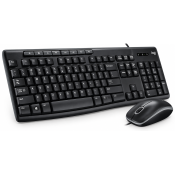 Logitech Media Combo MK200 Full-Size Keyboard and High-Definition Optical Mouse