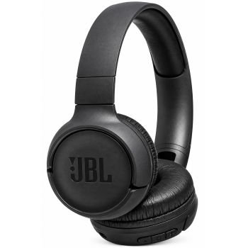 JBL Tune 500BT by Harman Powerful Bass Wireless On-Ear Headphones with Mic (Black)