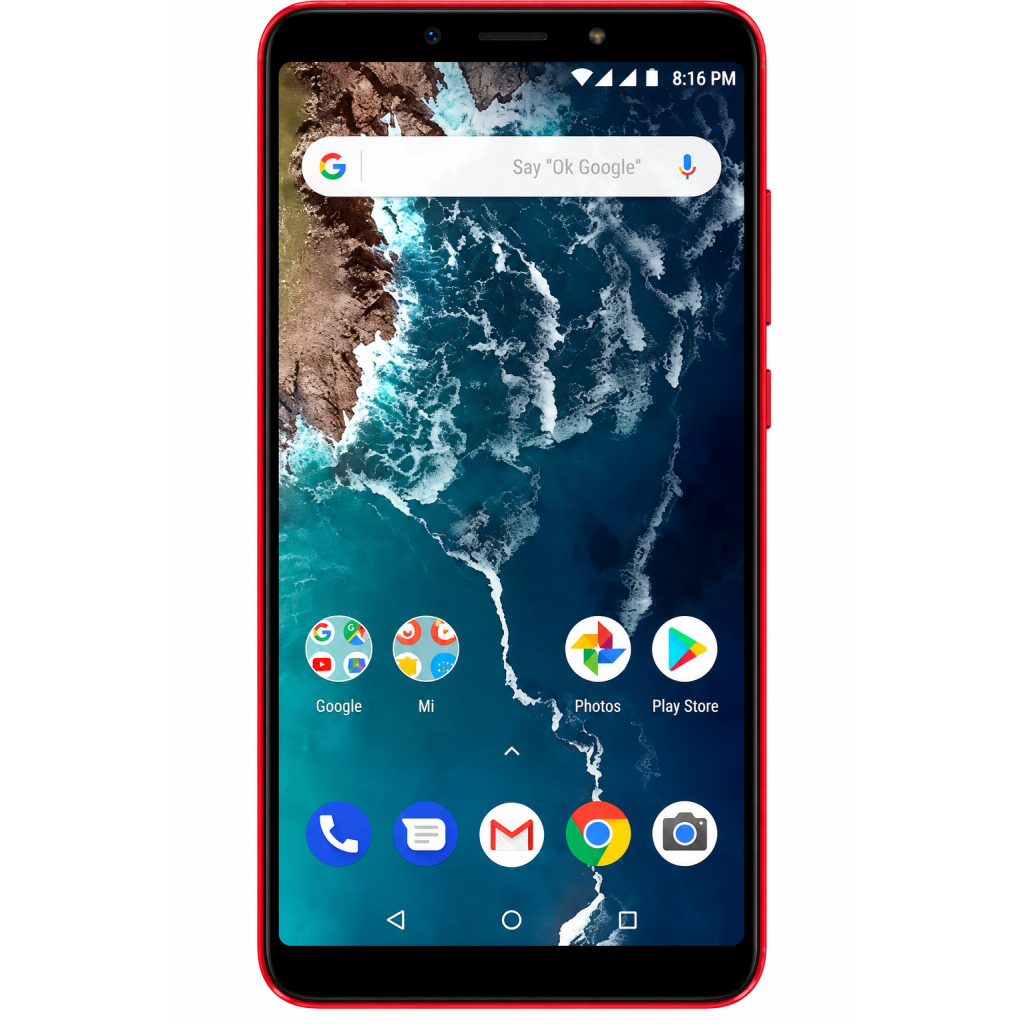 Mi A2 (Red, 128 GB, 6 GB RAM) refurbished