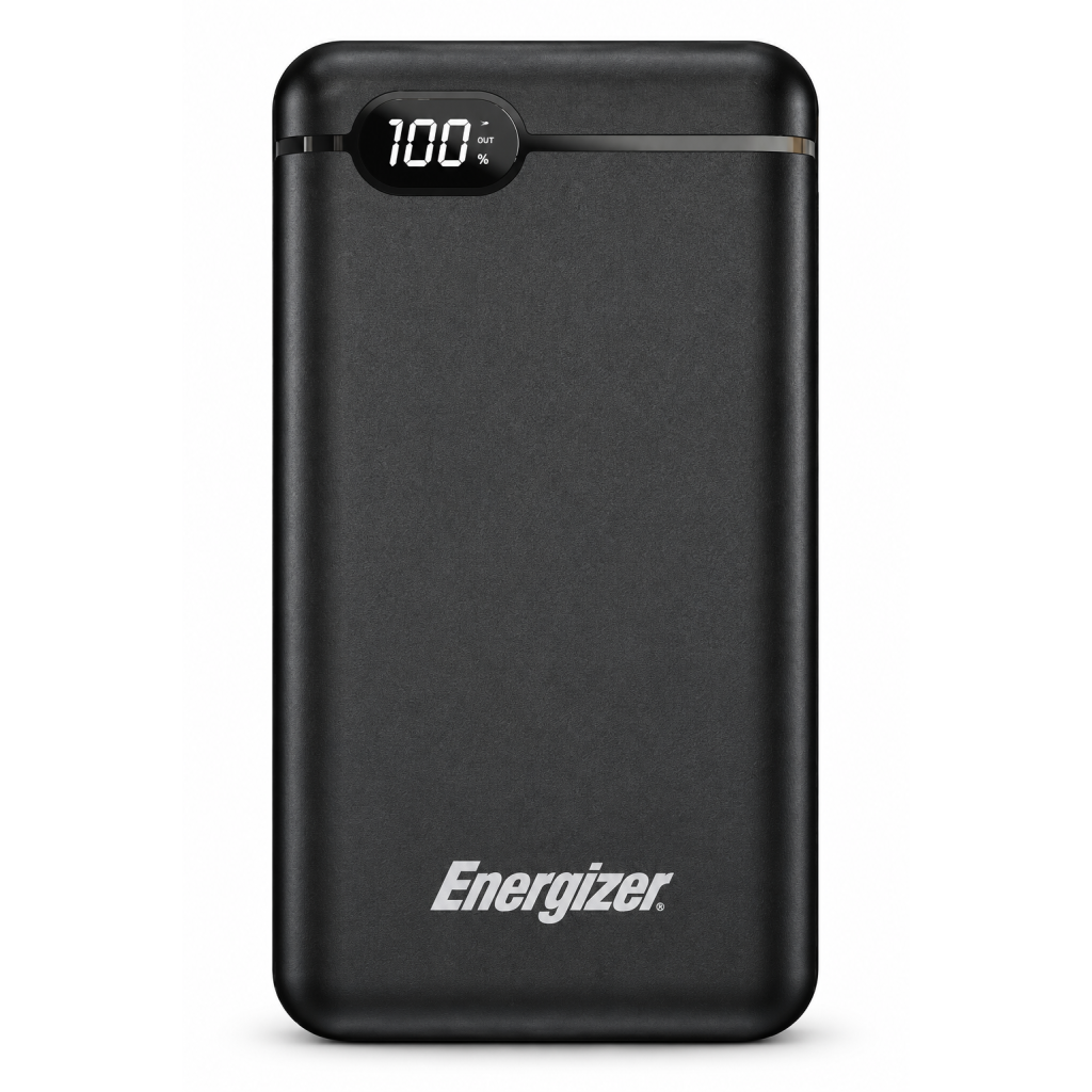 Energizer 20000 mAh Power Bank Fast Charging 10 W Black Lithium Polymer