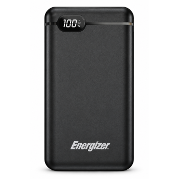Energizer 20000 mAh Power Bank Fast Charging 10 W Black Lithium Polymer