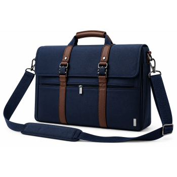 AirCase Signature Series Laptop Messenger Bag for 13-Inch, 14-Inch, 15.6-Inch Splash-Proof Laptop Bag
