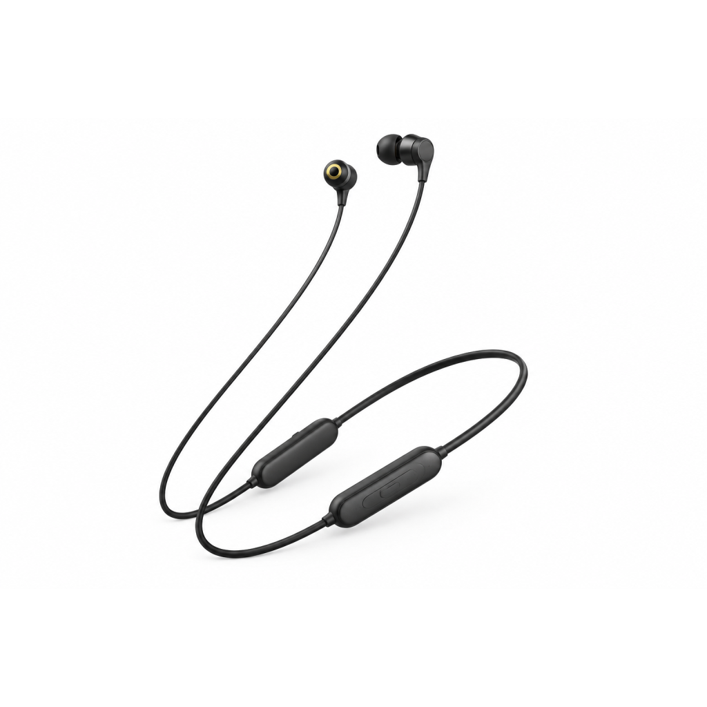 Infinity JBL Glide 105 in Ear Wireless Dual EQ Deep Bass IPX5 Sweatproof Headphones with Mic (Charcoal Black)