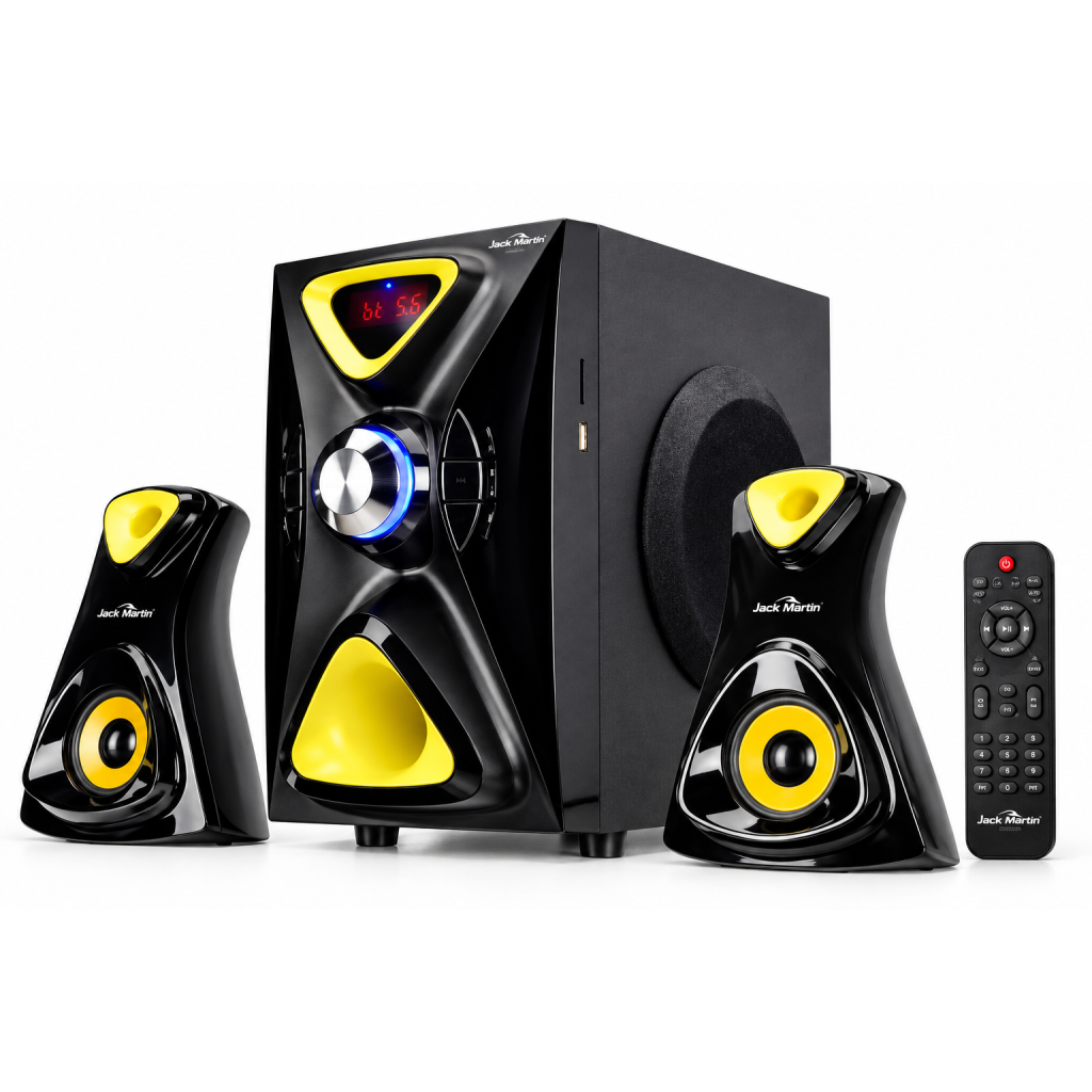 Jack Martin X5 Home Theatre System with USB/SD/Bluetooth/FM Remote Controlled