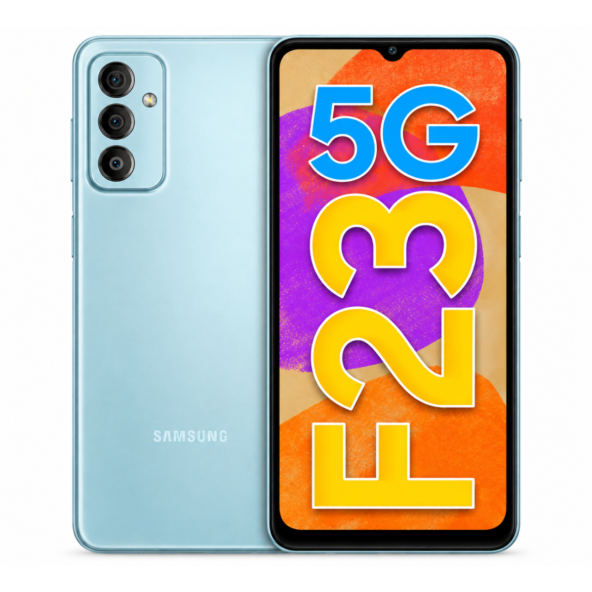 SAMSUNG Galaxy F23 5G (Aqua Blue, 6GB RAM 128GB Storage)