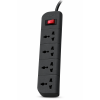 Belkin Essential Series 4-Socket Surge Protector Universal Socket with 5ft Heavy Duty Cable (Grey)-