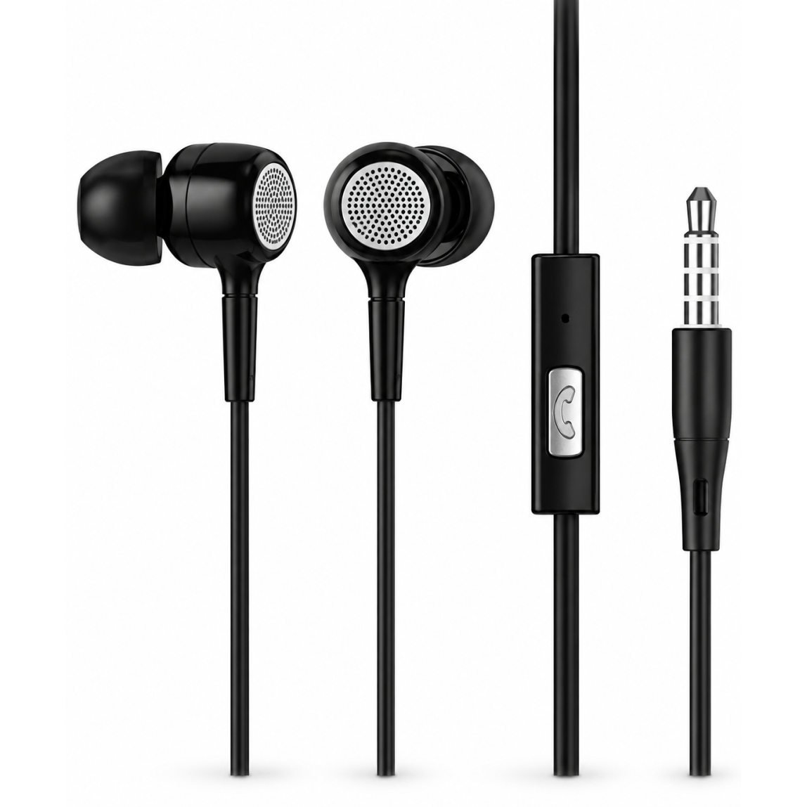 Philips SHE1515BK/94 Upbeat Earphones with Mic (Black)