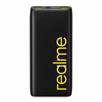 Realme 10000 mah power bank fast charging 30 w black lithium polymer