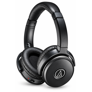 Audio-Technica Quiet Point ATH-ANC50IS Active Noise-Cancelling Headphones (Black)