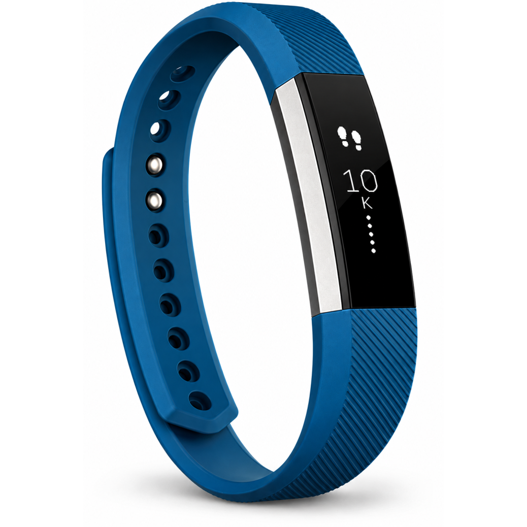 Fitbit Alta (Blue Strap, Size : Small)
