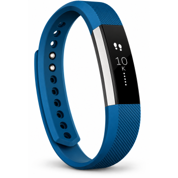 Fitbit Alta (Blue Strap, Size : Small)