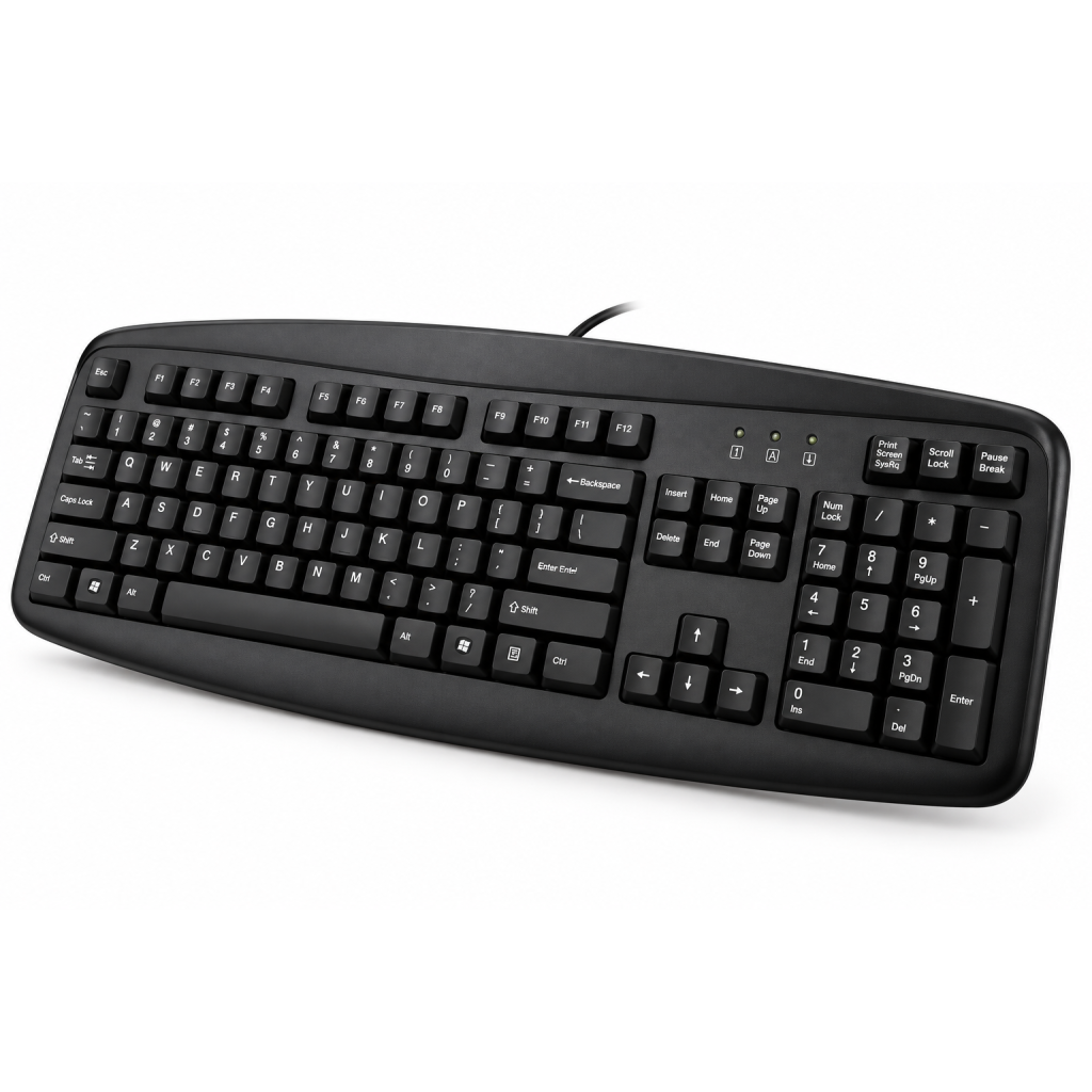 RAPOO N2500 USB Wired Keyboard (Black)