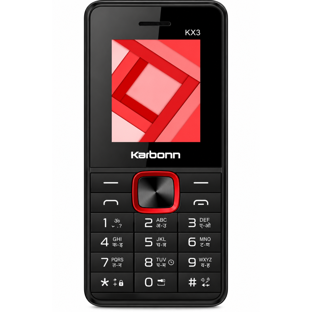 Karbonn KX3 (Black Red)