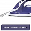 Inalsa Panache 1400-Watt Steam Iron (White/Royal Blue) -