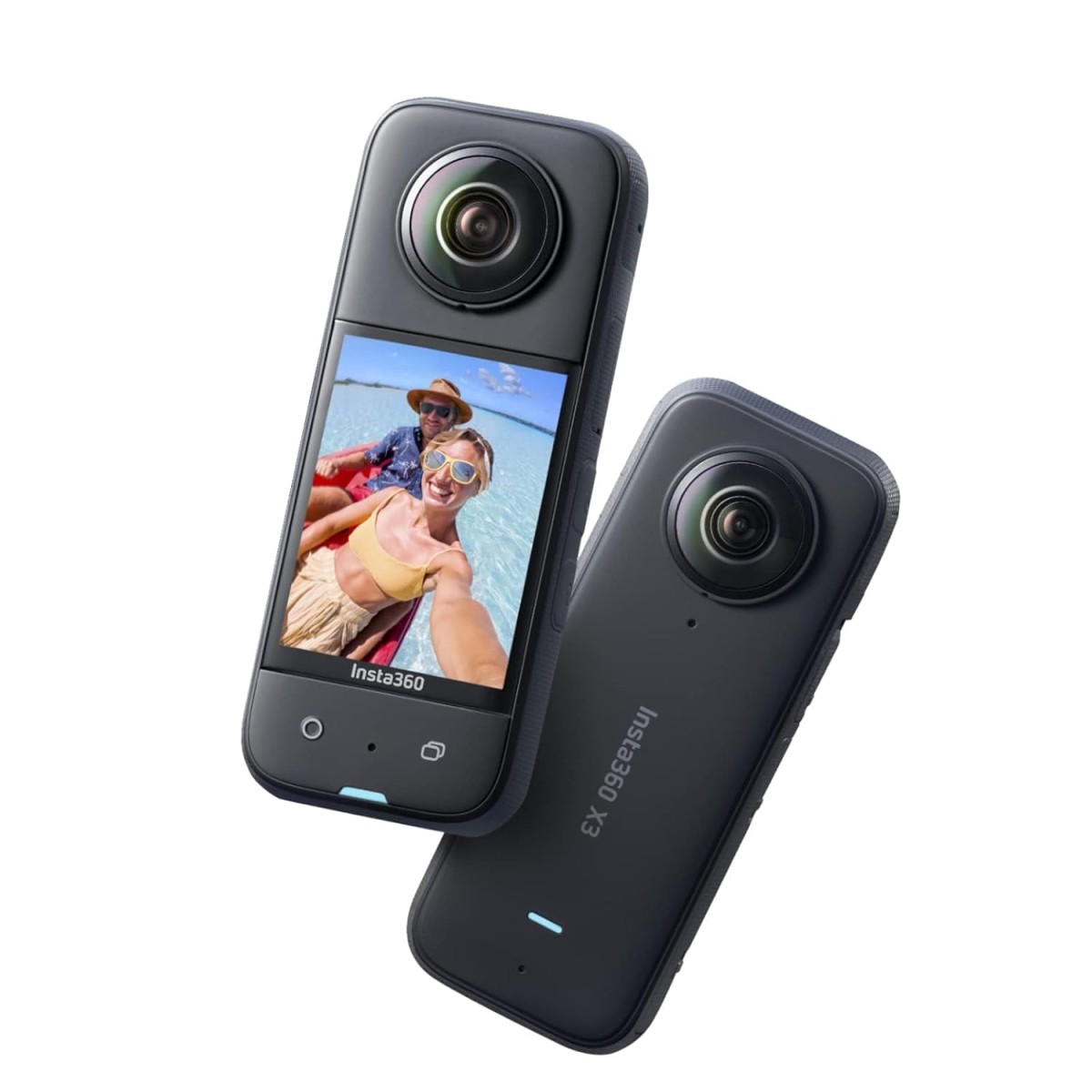 insta360 X3 Action Camera, 1/2" Sensor, 5.7K 360 Capture, Optical Zoom 3X, 72 MP 360 Photo, 4K Single Lens Mode, Black insta360 X3 Action Camera, 1/2" Sensor, 5.7K 360 Capture, Optical Zoom 3X, 72 MP 360 Photo, 4K Single Lens Mode, Black