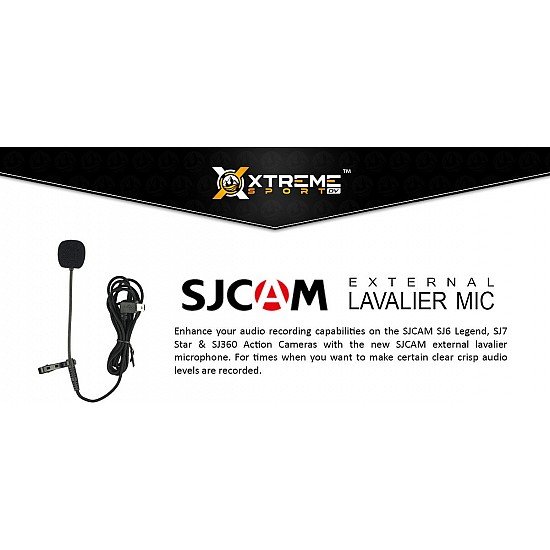 SJCAM External Microphone Compatible SJ6 Legend SJ7 Star and SJ360