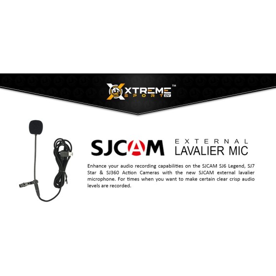 SJCAM External Microphone Compatible SJ6 Legend SJ7 Star and SJ360 SJCAM External Microphone Compatible SJ6 Legend SJ7 Star and SJ360