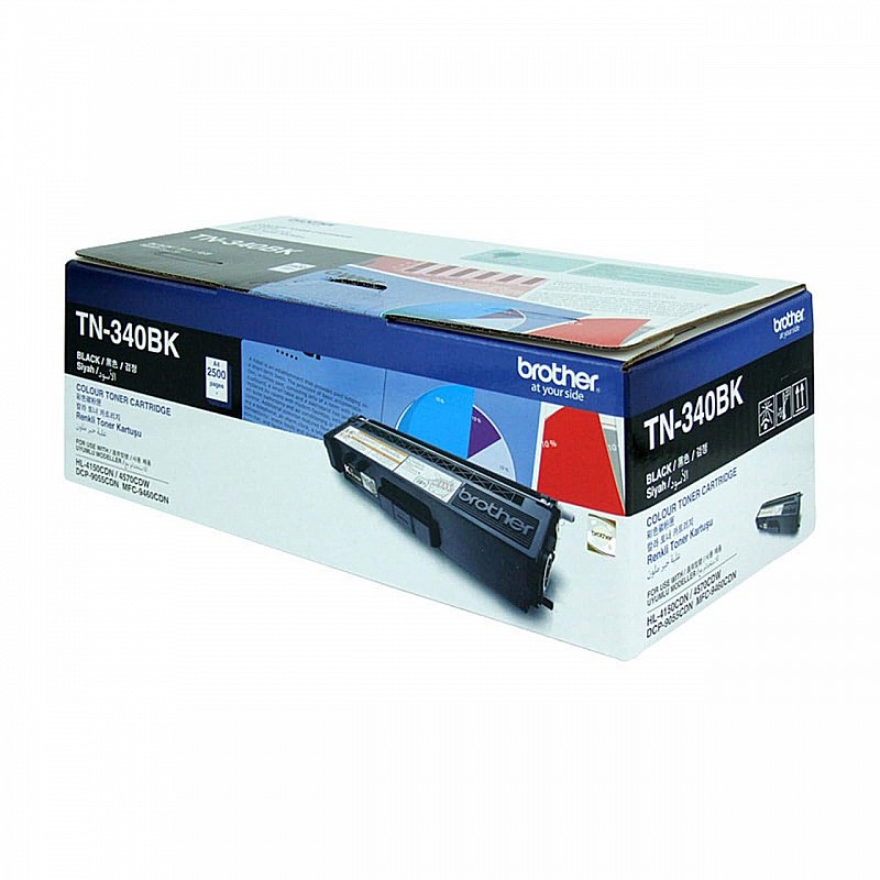 Brother TN-340BK Black 2500 Pages Toner Cartridge