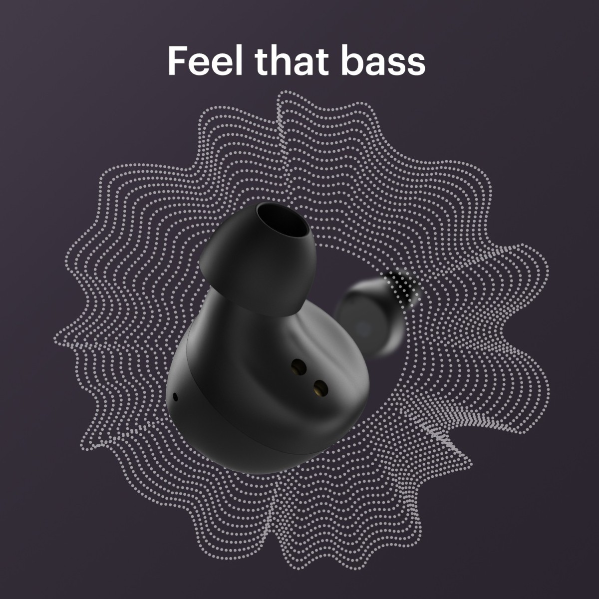 Noise Shots X1 Air 2 Truly Wireless Bluetooth Headset (Raven Black, True Wireless)