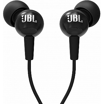 JBL C150SI by Harman in-Ear Headphones with Mic (Black)