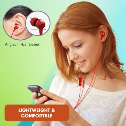 JBL C150SI by Harman in-Ear Headphones with Mic (Red) JBL C150SI by Harman in-Ear Headphones with Mic (Red)