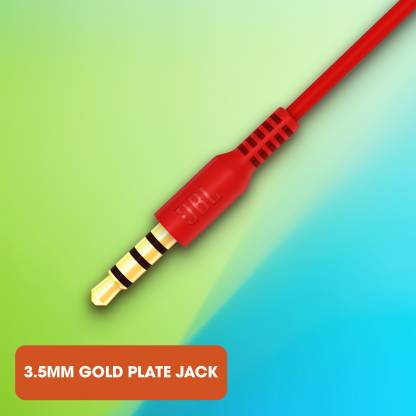 JBL C150SI by Harman in-Ear Headphones with Mic (Red) JBL C150SI by Harman in-Ear Headphones with Mic (Red)