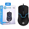 HP M100 Wired Gaming Optical Mouse (Black)