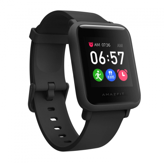 Amazfit Bip S Lite Smart Watch- Charcoal Black (30 Days Battery Life_5 ATM)