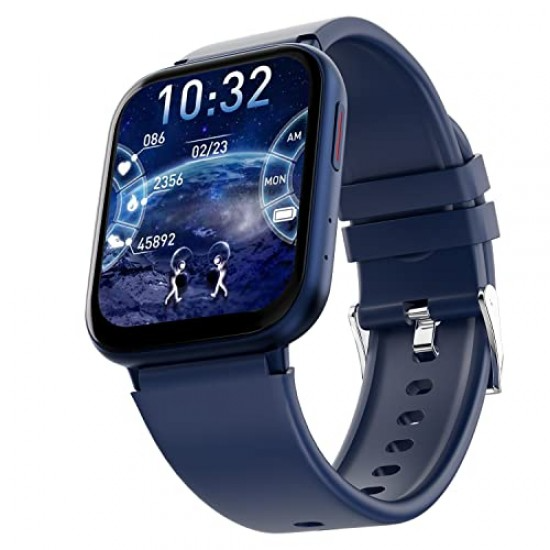 Fire-Boltt Beam Bluetooth Calling Smartwatch with 1.72” Full Touch & 320 * 380 Pixel Resolution, AI Voice Assistant, IP68 Rating  (Blue)