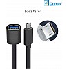 AIRTREE  USB 2.0 A Female to Micro B Male Adapter Cable Micro USB Host Mode Straight OTG Cable (Black)