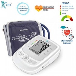 K-Life BPM-101 Digital Blood Pressure Monitor with free storage pouch