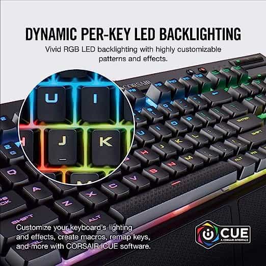 Corsair K68 Mechanical Gaming Keyboard-RED Backlit-Cherry MX Red - Black Corsair K68 Mechanical Gaming Keyboard-RED Backlit-Cherry MX Red - Black