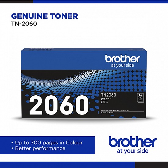 Brother TN-2060 700 Pages Toner Cartridge