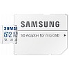 Samsung EVO Plus 512GB microSDXC UHS-I U3 130MB/s Full HD & 4K UHD Memory Card with Adapter