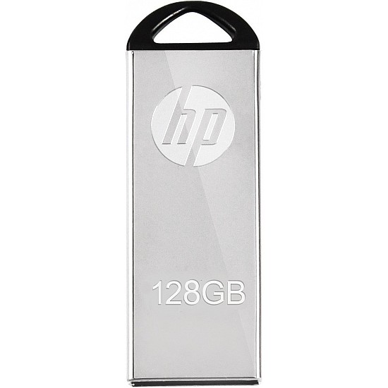 HP v220w 128 GB Pen Drive  (Silver)