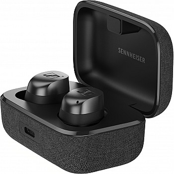 Sennheiser Momentum True Wireless 4 with Bluetooth5.4 & AURACAST Technology, 30Hr Battery Life, Qualcomm Lossless CD-Quality Audio, Intelligent Adaptive ANC, Qi Fast Charge, German brand