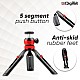 DIGITEK® (DTR-200MT) (18 CM) Portable & Flexible Mini Tripod with Mobile Holder, Black