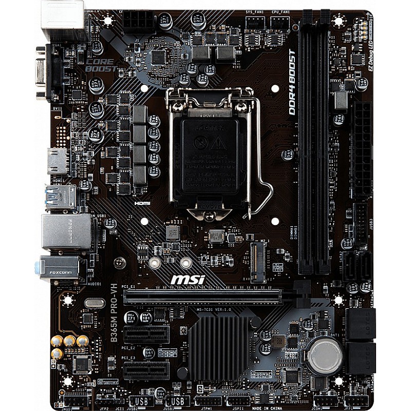 MSI B365M PRO-VH Micro-ATX Gaming Motherboard