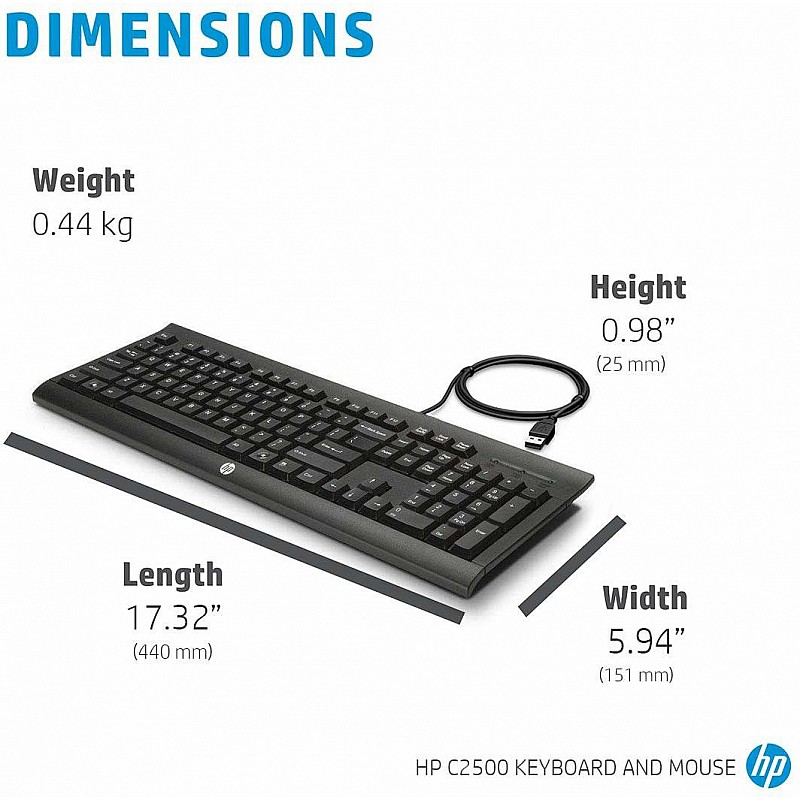 HP COMBO c2500 (Keyboard and MOUSE)--