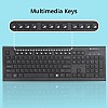 Zebronics Zeb- DLK01 USB Multimedia Keyboard(Black)