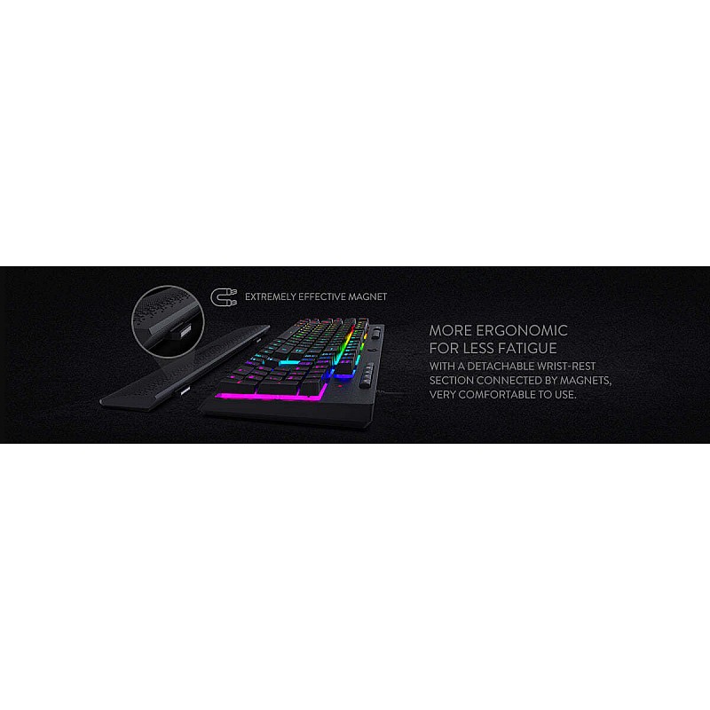 Redragon Shiva K512 RGB Backlit Membrane Gaming Keyboard with Multimedia Keys