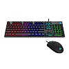 HP KM300F Wired Gaming Keyboard and Mouse Combo, Membrane Backlit, 26 Keys Anti-Ghosting, 3 LED Indicators and 3D 6K USB Mouse