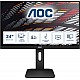 AOC 23.8-inch LED Monitor with VGA Port, HDMI Port,USB Hub, Display Port, Height Adjustable Stand - 24P1 (Black)