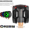 RGB CPU Air Cooler MA610P 6 CDC Heat Pipes Master Fan 120mm Intel/AMD AM4 Support (RGB)