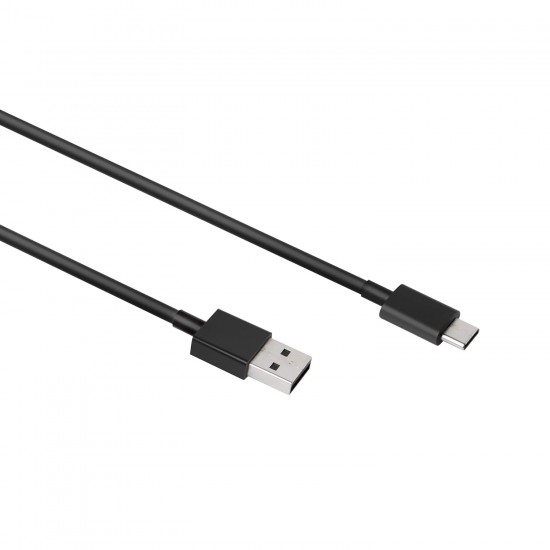 Mi Xiaomi Braided USB Type-c Strong and Sturdy cable 1m Long Up To 3A Fast Charging (Black)