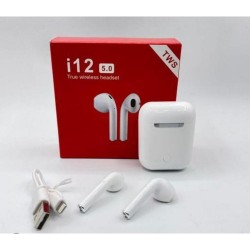 Airtree TWS I12 Bluetooth Headset White True Wireless Earbuds